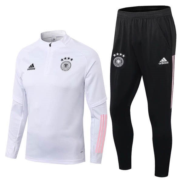 Survetement Football Allemagne 2020 Blanc Rose Noir